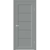 Дверное полотно EMALUX STYLE 1 со стеклом 600х2000 цвет Серый Агат стекло Мателюкс Графит Левое/Правое VD1290037