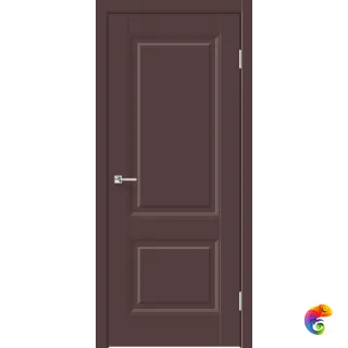 Дверное полотно Эмалюкс АЛЬТО 6 800х2000 цвет Бордо Левое/Правое VD1291212