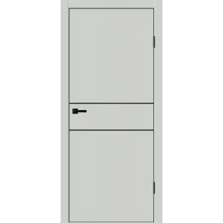Дверное полотно EMALUX TECHNO BLACK H2 800х2000 цвет Доломит Левое/Правое VD1300299