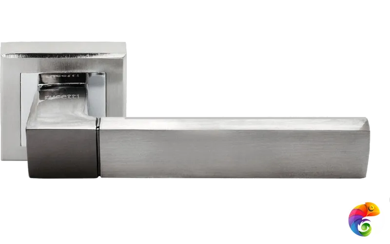 Ручка дверная RAP 16 никель белый/хром  MSK-9010467