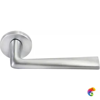 Ручка дверная THE FORCE хром матовый  MSK-9013324