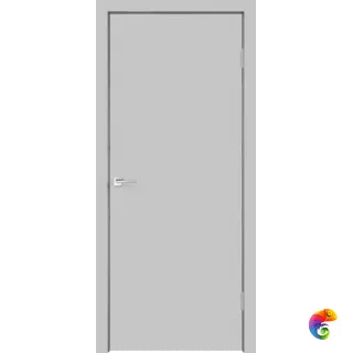 Дверное полотно Эмаль SCANDI 1 600х2000 цвет Светло-серый Левое/Правое VD1000156