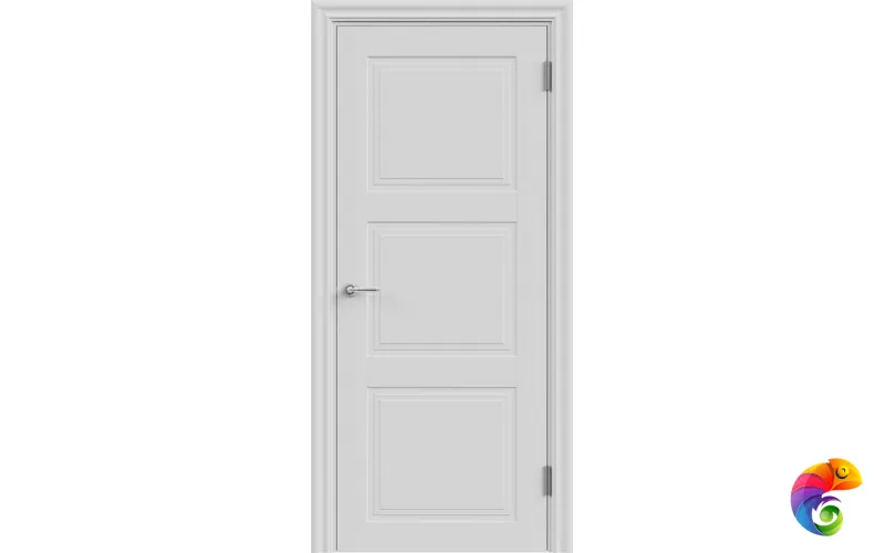 Дверное полотно Эмаль SCANDI NEO 1 bis глухое 3P 600х2000 цвет Светло-серый Левое/Правое VD1003422