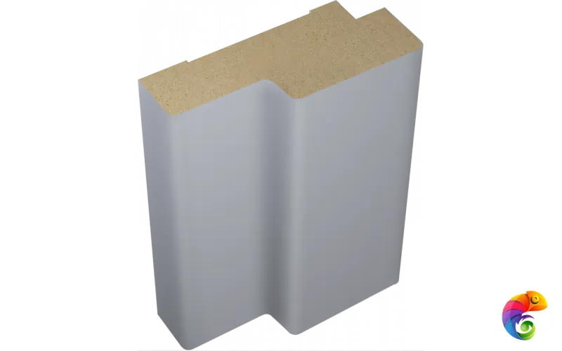 Коробка 74х30 Ламинат цвет Серый в цвет RAL7040 М12,4х21 (1205х2076) Левое/Правое VD350131