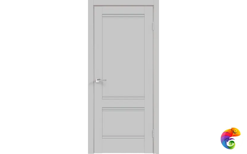 Дверное полотно Экошпон ALTO 20 2P 600х2000 цвет Серый Эмалит Левое/Правое VD811156