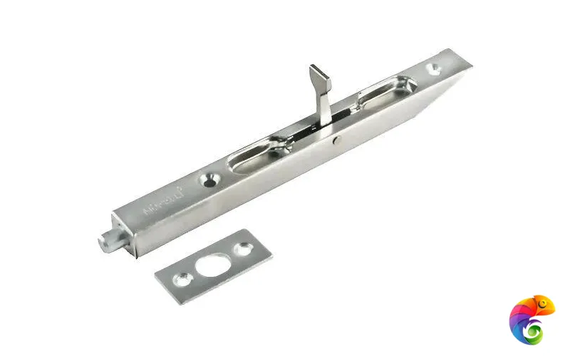 Шпингалет торцевой L160 никель матовый  MSK-9008919