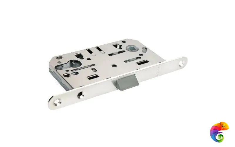 Защелка бесшумная под цилиндр 1885P хром матовый  MSK-9011264