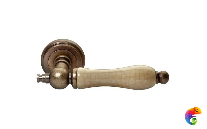 Ручка дверная MH-42-CLASSIC старая мат.бронза/шампань  MSK-9011397