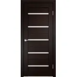 Дверное полотно Экошпон DUPLEX 700х2000 цвет Венге стекло Лакобель белое Левое/Правое VD011471