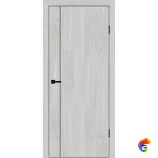 Дверное полотно SOFTWOOD Galant M1 800х2000 цвет Орех американский светлый Левое/Правое VD025965