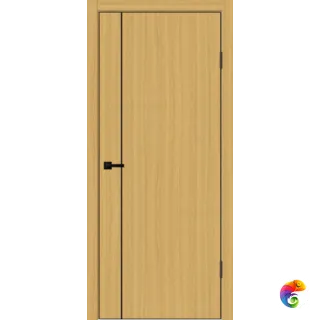 Дверное полотно SOFTWOOD TECHNO BLACK MV1 900х2000 цвет Орех американский соломенный Левое/Правое VD082524