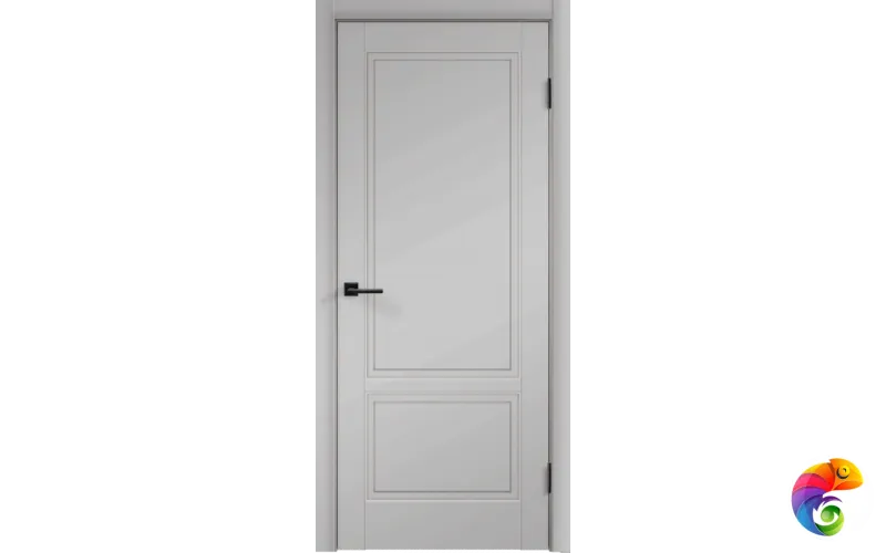 Дверное полотно Эмаль SCANDI 2P 600х2000 цвет Светло-серый Левое/Правое VD1000253