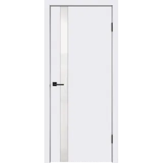 Дверное полотно Эмаль SCANDI 1 Z1 600х2000 цвет Белый стекло Лакобель белое Левое/Правое VD1000398