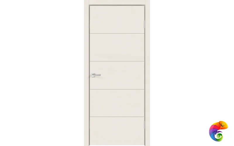 Дверное полотно Эмаль SCANDI F 600х2000 цвет Слоновая кость Левое/Правое VD1000925