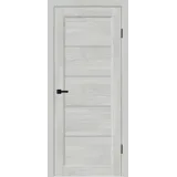 Дверное полотно SOFTWOOD STYLE 1 со стеклом 600х2000 цвет Орех американский светлый стекло Мателюкс Левое/Правое VD162410