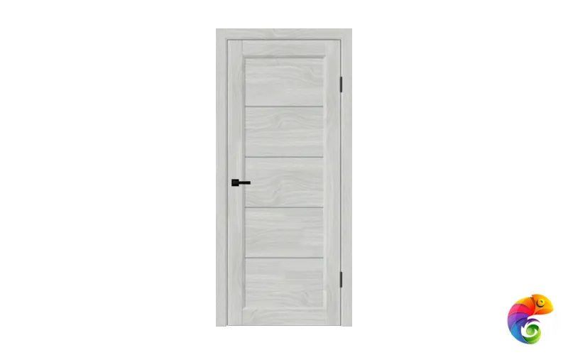 Дверное полотно SOFTWOOD STYLE 1 со стеклом 700х2000 цвет Орех американский светлый стекло Мателюкс Левое/Правое VD162411