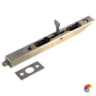 Шпингалет торцевой L160 бронза античная  MSK-9008920