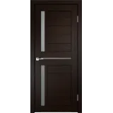 Дверное полотно Экошпон DUPLEX 3 700х2000 цвет Венге стекло Мателюкс Левое/Правое VD010967