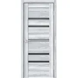 Дверное полотно Экошпон XLINE 6 700х2000 цвет Клён айс стекло Мателюкс Левое/Правое VD017133
