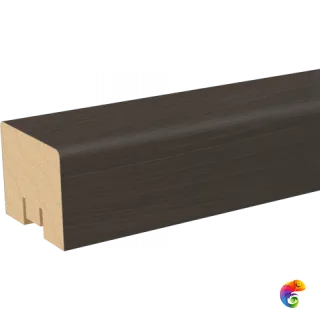Рейка декоративная Экошпон цвет Черное дерево 40х 30х2700  VD066151