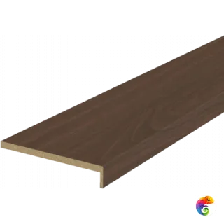 Наличник телескопический L 8мм SOFTWOOD цвет Орех американский шоколад 100х25х2440  VD069347