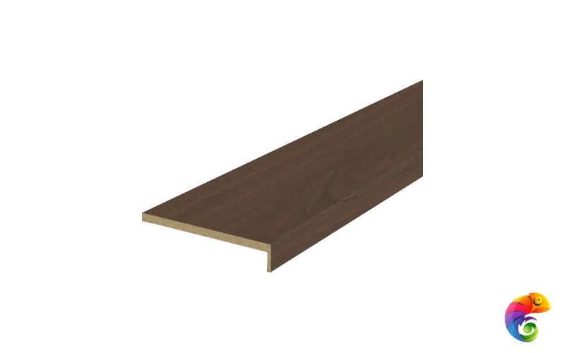 Наличник телескопический L 8мм SOFTWOOD цвет Орех американский шоколад 100х25х2440  VD069347