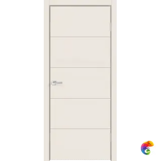 Дверное полотно Эмаль SCANDI F 900х2000 цвет Слоновая кость Левое/Правое VD1000376