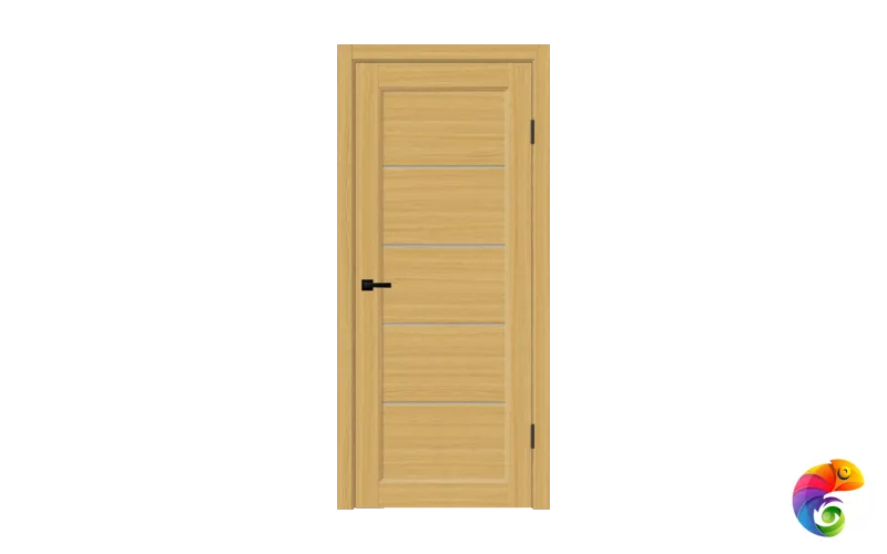 Дверное полотно SOFTWOOD STYLE 1 со стеклом 800х2000 цвет Орех американский соломенный стекло Мателюкс Левое/Правое VD162416