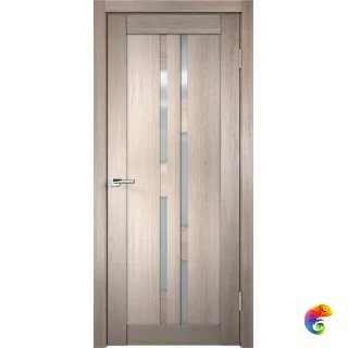 Дверное полотно 3D FLEX UNICA 7 700х2000 цвет Капучино стекло Мателюкс Левое/Правое VD500313