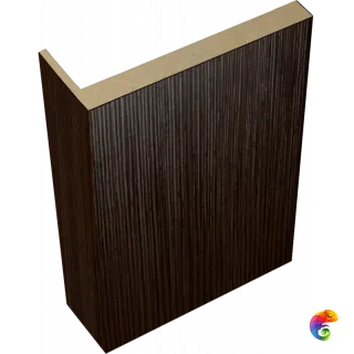 Наличник телескопический L 8мм 3D FLEX цвет Венге 70х25х2200  VD550293