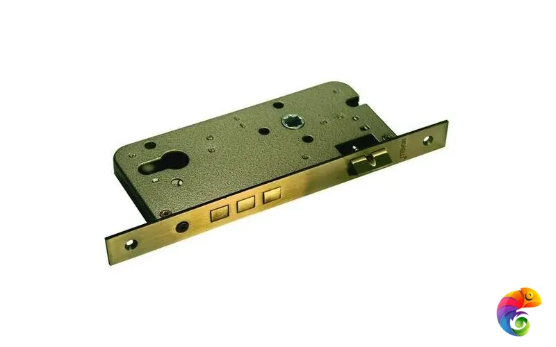 Замок под цилиндр с тремя ригелями L03 бронза античная  MSK-9008931