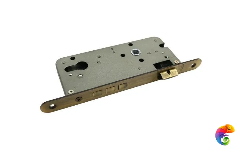 Замок под цилиндр с тремя ригелями OL03 бронза античная  MSK-9010034