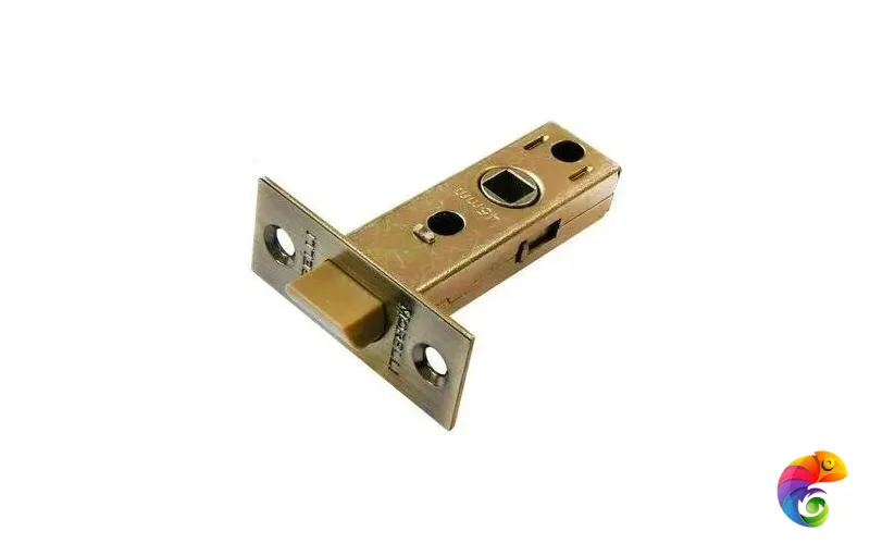 Защелка межкомнатная, с пластиковым язычком LP6-45 бронза античная  MSK-9010488