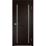 Дверное полотно Экошпон DUPLEX 2 900х2000 цвет Венге стекло Мателюкс Левое/Правое VD010215