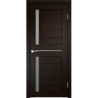 Дверное полотно Экошпон DUPLEX 3 900х2000 цвет Венге стекло Мателюкс Левое/Правое VD010969