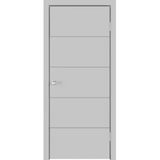 Дверное полотно Эмаль SCANDI F 700х2000 цвет Светло-серый Левое/Правое VD1000161