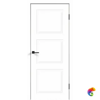 Дверное полотно Эмаль SCANDI NEO 1 bis глухое 3P 600х2000 цвет Белый Левое/Правое VD1002871