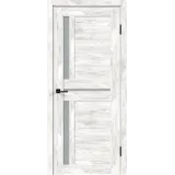 Дверное полотно Экошпон DUPLEX 3 900х2000 цвет Ель альпийская стекло Мателюкс Левое/Правое VD160429