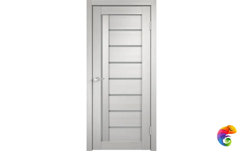 Дверное полотно 3D FLEX UNICA 3 800х2000 цвет Белый стекло Мателюкс Левое/Правое VD500099