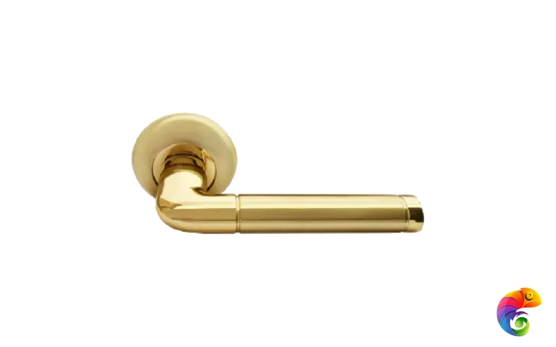 Ручка дверная RAP 2 золото матовое/золото  MSK-9008772