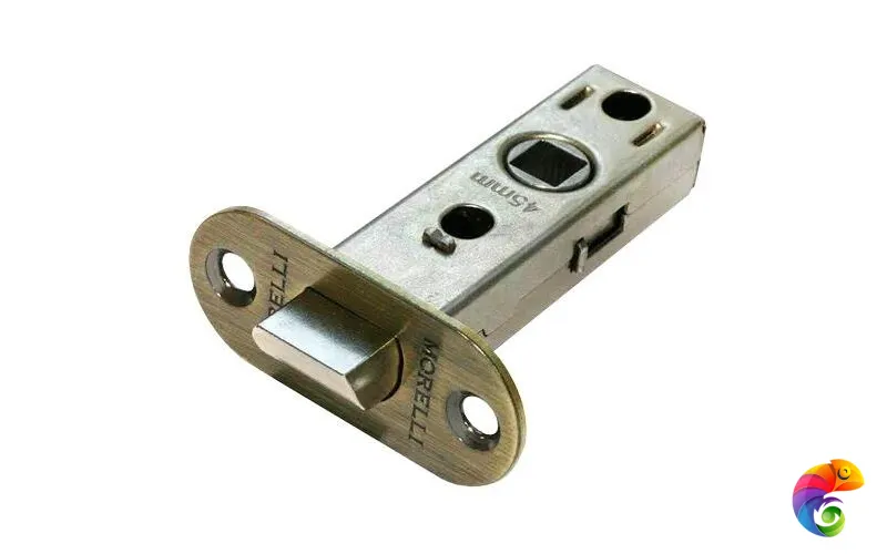 Защелка скругленная межкомнатная OL6-45 бронза античная  MSK-9010448