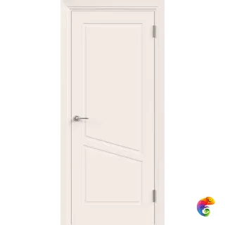 Дверное полотно Эмаль SCANDI NEO 8 глухое 600х2000 цвет Слоновая кость Левое/Правое VD1005791