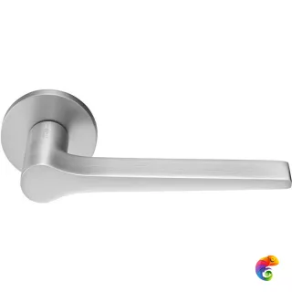 Ручка дверная "LAND" MH-60-R6 Мат. сатинированный хром  MSK-9014640