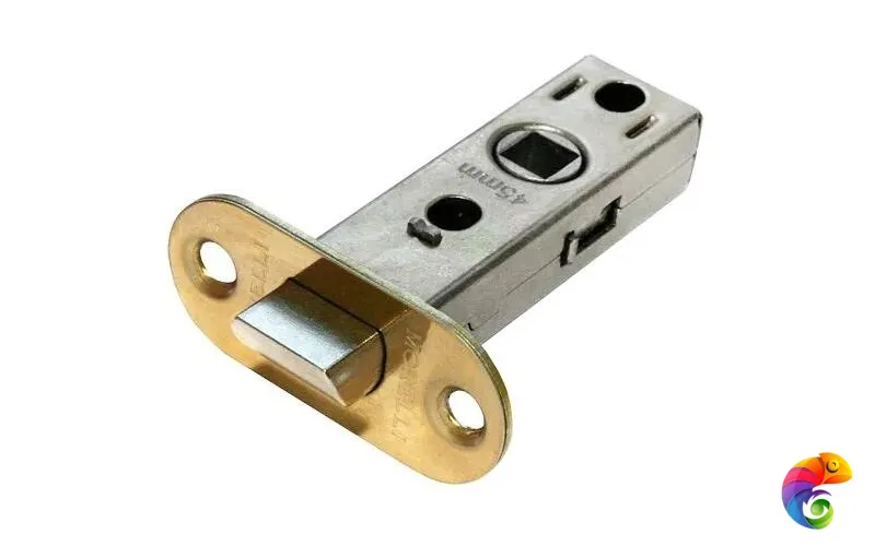 Защелка скругленная межкомнатная OL6-45 золото  MSK-9010449