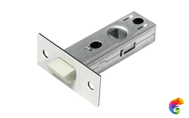 Защелка межкомнатная, с пластиковым язычком LP6-45 белый  MSK-9012830