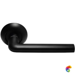 Ручка дверная "Колонна" MH-03 черный  MSK-9012845