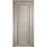 Дверное полотно Экошпон DUPLEX 2 800х2000 цвет Капучино стекло Мателюкс Левое/Правое VD010185