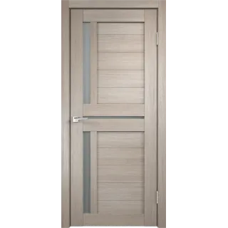 Дверное полотно Экошпон DUPLEX 3 700х2000 цвет Капучино стекло Мателюкс Левое/Правое VD010971