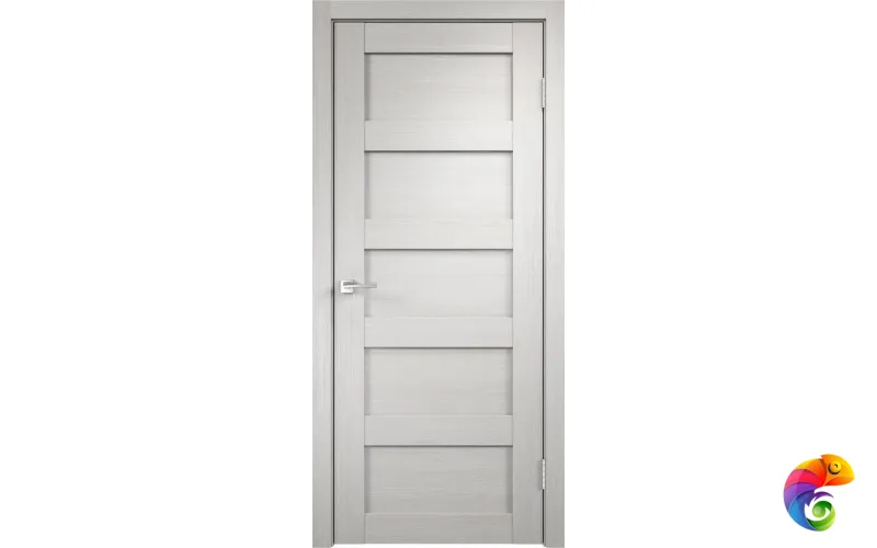 Дверное полотно Экошпон TREND 5P 700х2000 цвет Дуб белый Левое/Правое VD012333