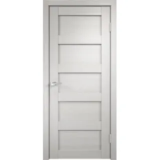 Дверное полотно Экошпон TREND 5P 800х2000 цвет Дуб белый Левое/Правое VD012334